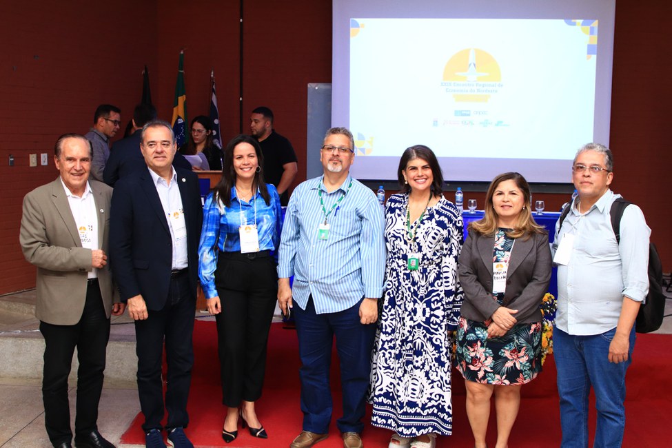 Além do superintendente Danilo Cabral, representaram a Sudene o diretor de Administração, José Lindoso e os economistas José Farias, Lautemyr Canel e Diana Dias Sampaio. Foto: Elvis Aleluia (Ascom/Sudene)