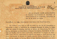 Primeira sessão extraordinária do Conselho que deu origem à Sudene aconteceu há 56 anos