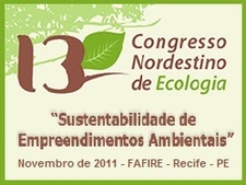 Ilustração do décimo terceiro congresso nordestino de ecologia. 