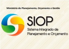 Ilustração do Ministério do Planejamento, Orçamento e Gestão escrita ''SIOP - Sistema Integrado de Planejamento e Orçamento''.