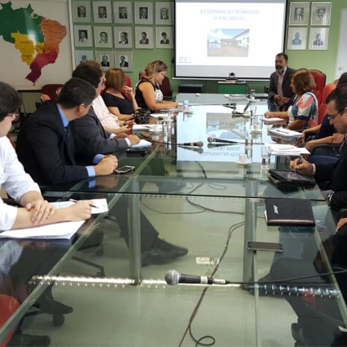 Reunião com o Instituto Interamericano de Cooperação para a Agricultura realizada na sede da Sudene em Recife no dia 18 de janeiro de 2017