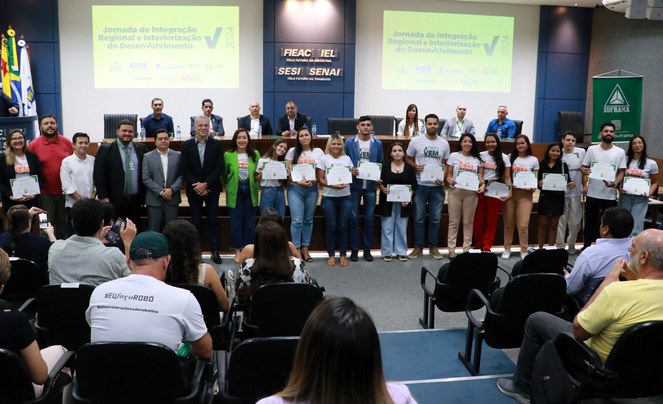 Certificação de 20 alunos do projeto “Trilha Jovem Empreendedor 4.0”, na Jornada do Acre