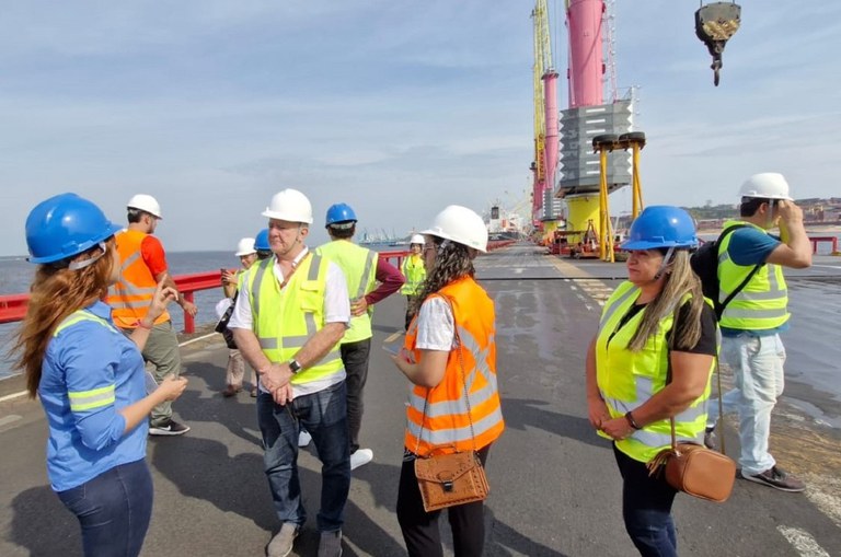 Acadêmicos do Uninorte em visita ao Porto Chibatão por meio do ZF de Portas Abertas