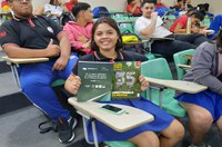 Estudantes de escola da zona Oeste de Manaus aprovam projeto Suframa nas Escolas