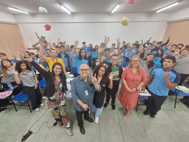 Suframa nas Escolas em atividade no Sesi