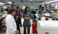 Fábrica da Philco Eletrônicos recebe visita da SUFRAMA