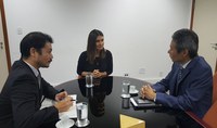 Novo cônsul do Japão em Manaus visita a SUFRAMA