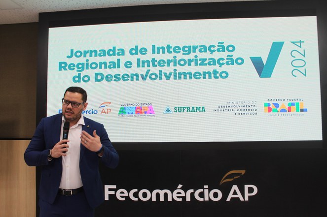 Superintendente-adjunto Leopoldo Montenegro fala na Jornada do Amapá