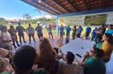 Superintendente Bosco Saraiva fala a agricultores em Itacoatiara