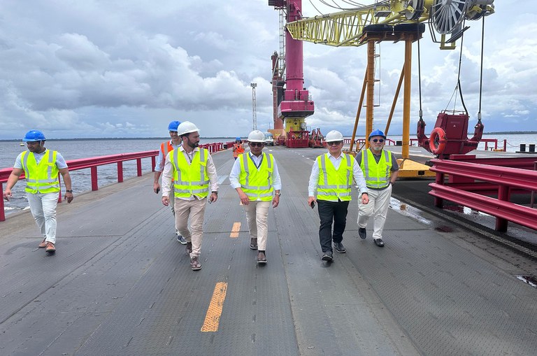 Suframa faz visita técnica ao Porto Chibatão em Manaus