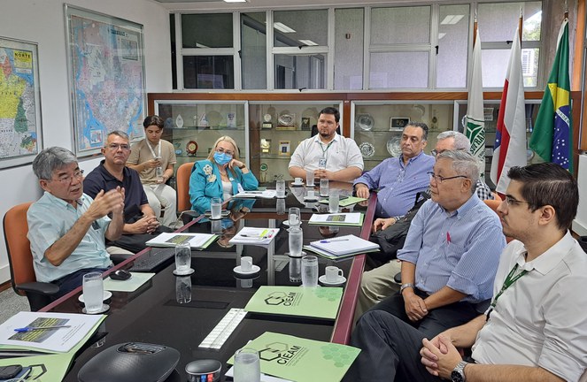 Suframa e Cieam discutem projeto de inventário de biomassa em área do DAS