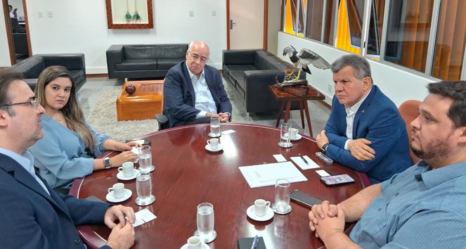 Reunião com integrantes do grupo Albert Einstein