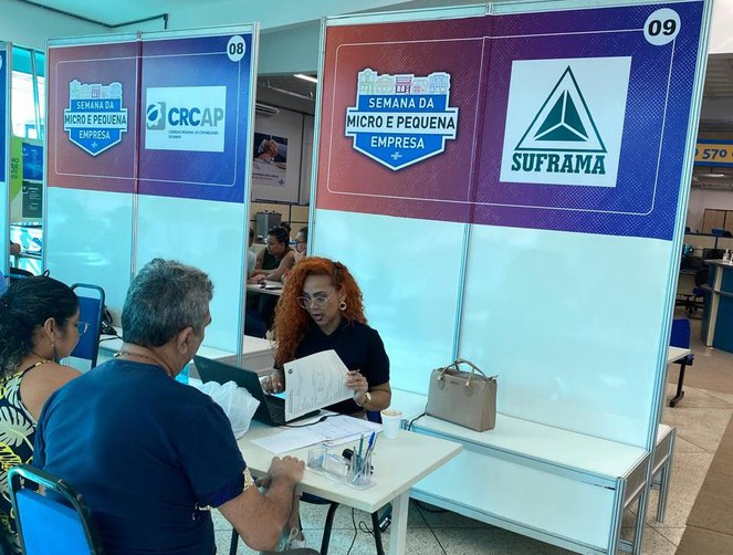 Suframa esclarece dúvidas na Semana da Micro e Pequena Empresa no Amapá