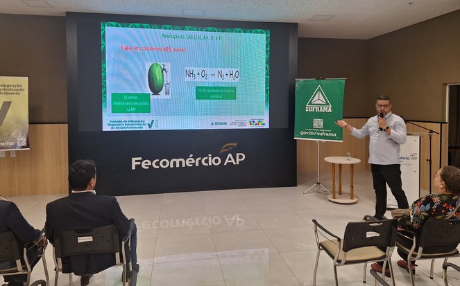 Palestra da Suframa na Jornada de Integração do Amapá