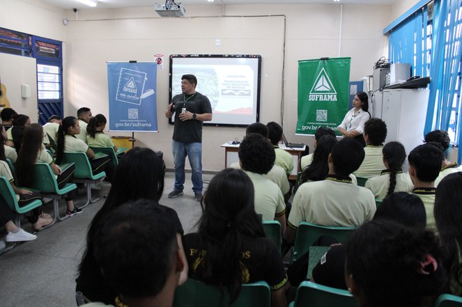 A última atividade do ano do Suframa nas Escolas em Manaus