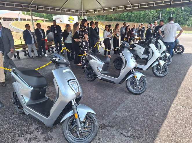 Honda apresenta motos elétricas à Suframa