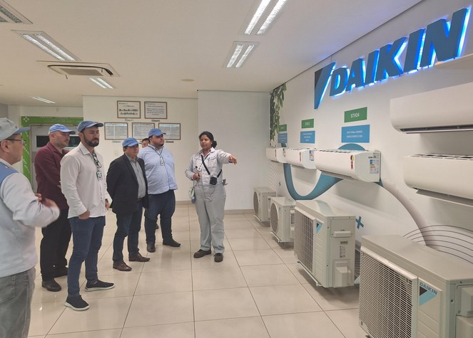 Suframa em visita à empresa Daikin