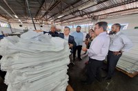Suframa visita fábricas do grupo Rubberon em Manaus