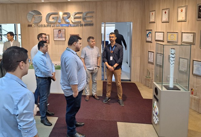 Suframa em visita à planta de Manaus da Gree Brasil no PIM