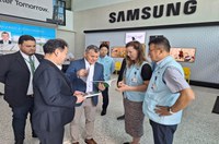 Suframa visita Samsung e discute garantias da ZFM e investimentos em PD&I