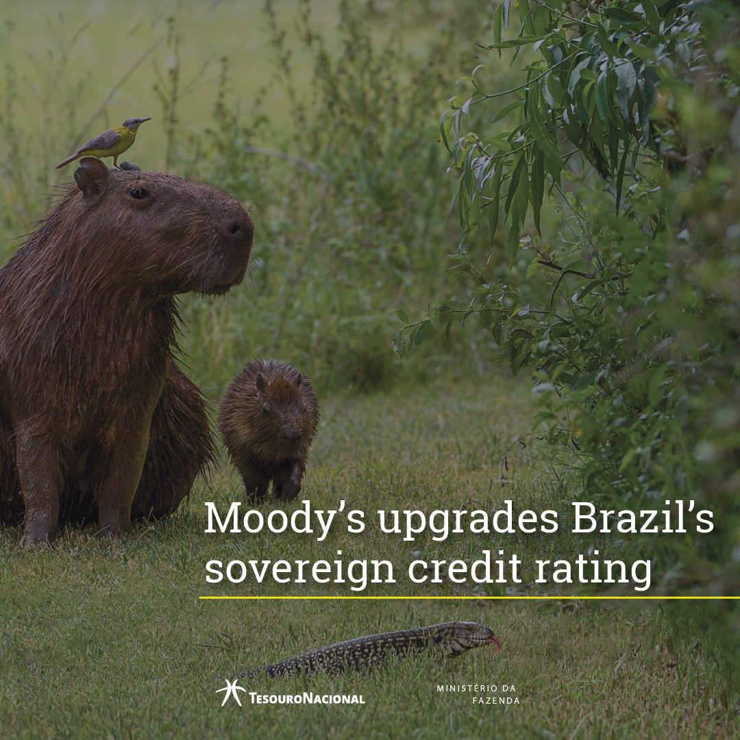 Moody’s upgrades Brazil’s sovereign credit rating