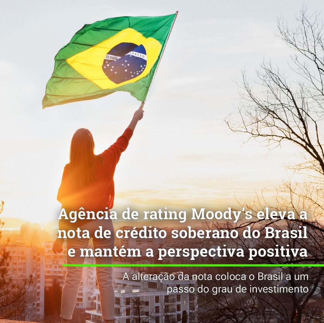 Moodys eleva nota do Brasil