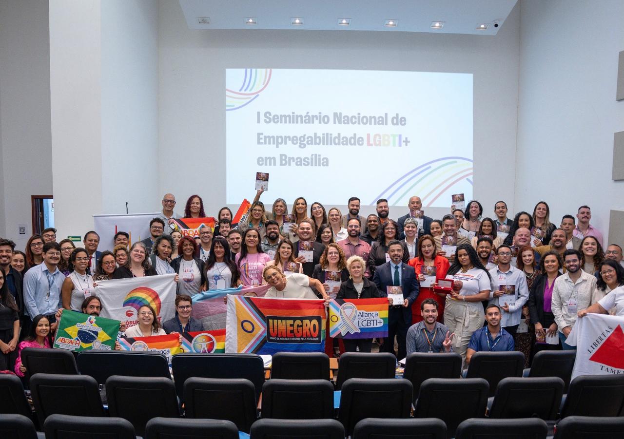 I Seminário de Empregabilidade LGBTI+ é realizado no auditório do Ministério do Trabalho e Emprego.