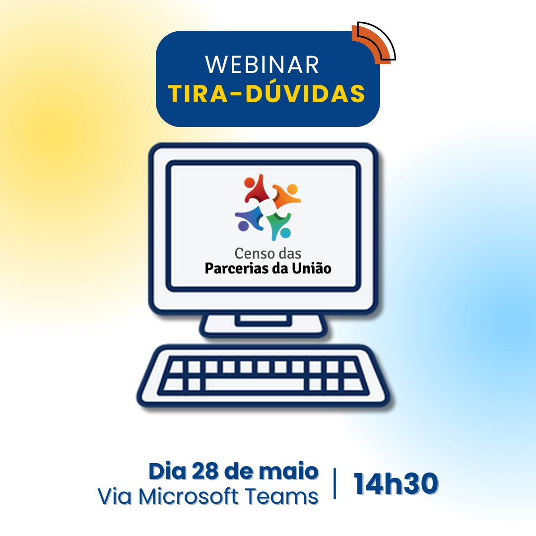 Webinar | Censo das Parcerias da União 2024