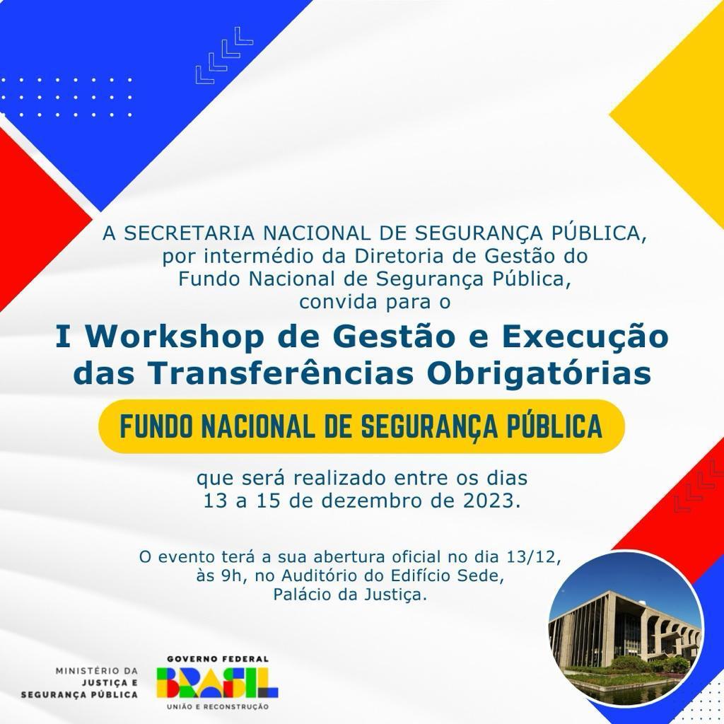 13/12/2023 - I Workshop de Gestão e Execução das Transferências Obrigatórias