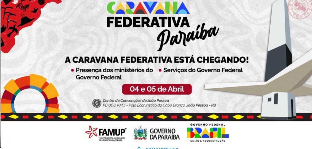 04/04 e 05/04/2024 - Caravana Federativa Paraíba