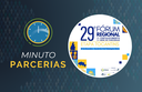 Minuto Parcerias: Convite ao 29º Fórum Regional de Fortalecimento da Rede de Parcerias – Etapa Tocantins