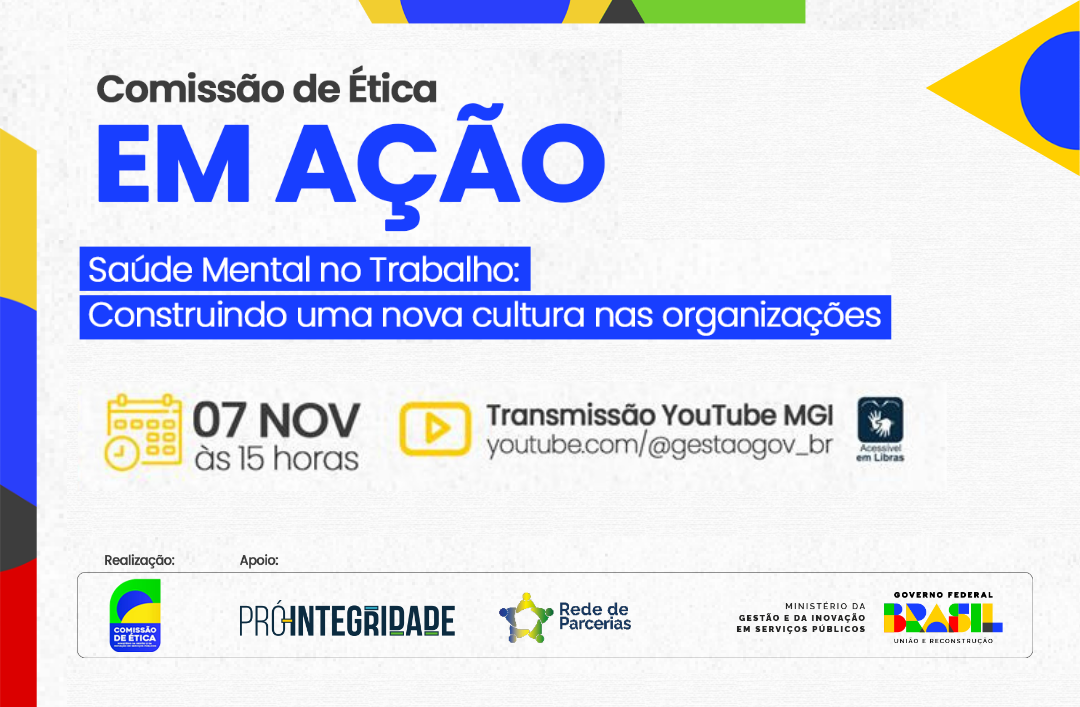 Assista a transmissão do evento Comissão de ética em ação sobre saúde mental