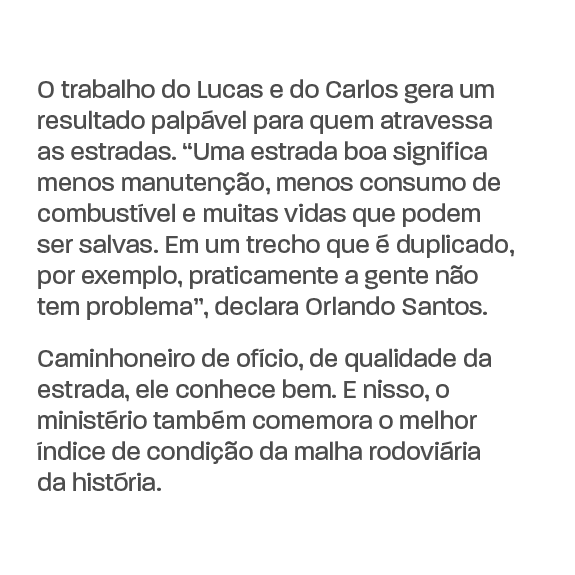 Banner com texto falando sobre a importância do trabalho dessas pessoas nas obras