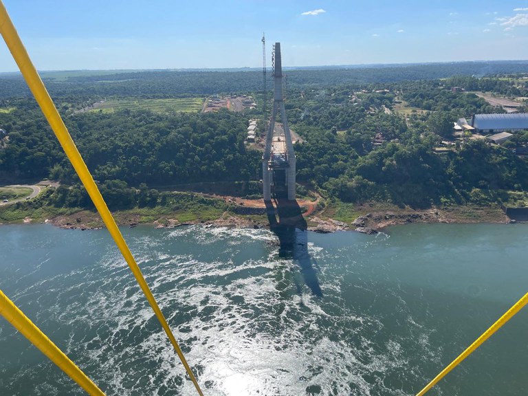 2ª Ponte Internacional chegou a 73% das obras concluídas