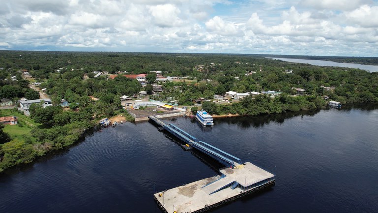 Governo Federal retoma operações de instalação portuária no município de Novo Airão (AM)