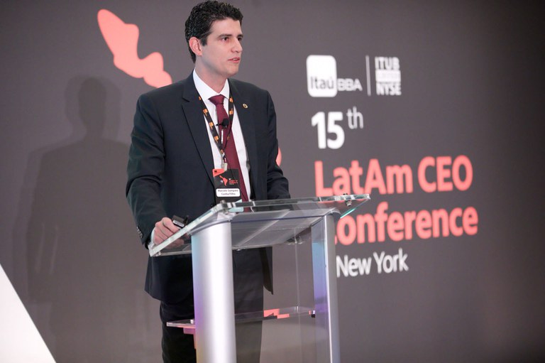 Ministro Marcelo Sampaio participou do Latam CEO Conference, em Nova Iorque