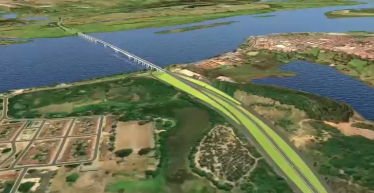 Ponte vai ligar as cidades de Penedo e Neópolis