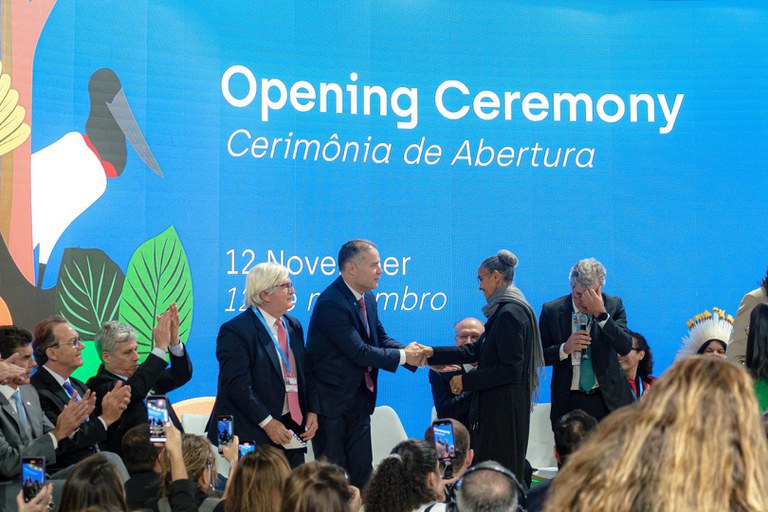 Ministro Renan Filho participa da abertura do Pavilhão Brasil, na COP29, em Baku, no Azerbaijão