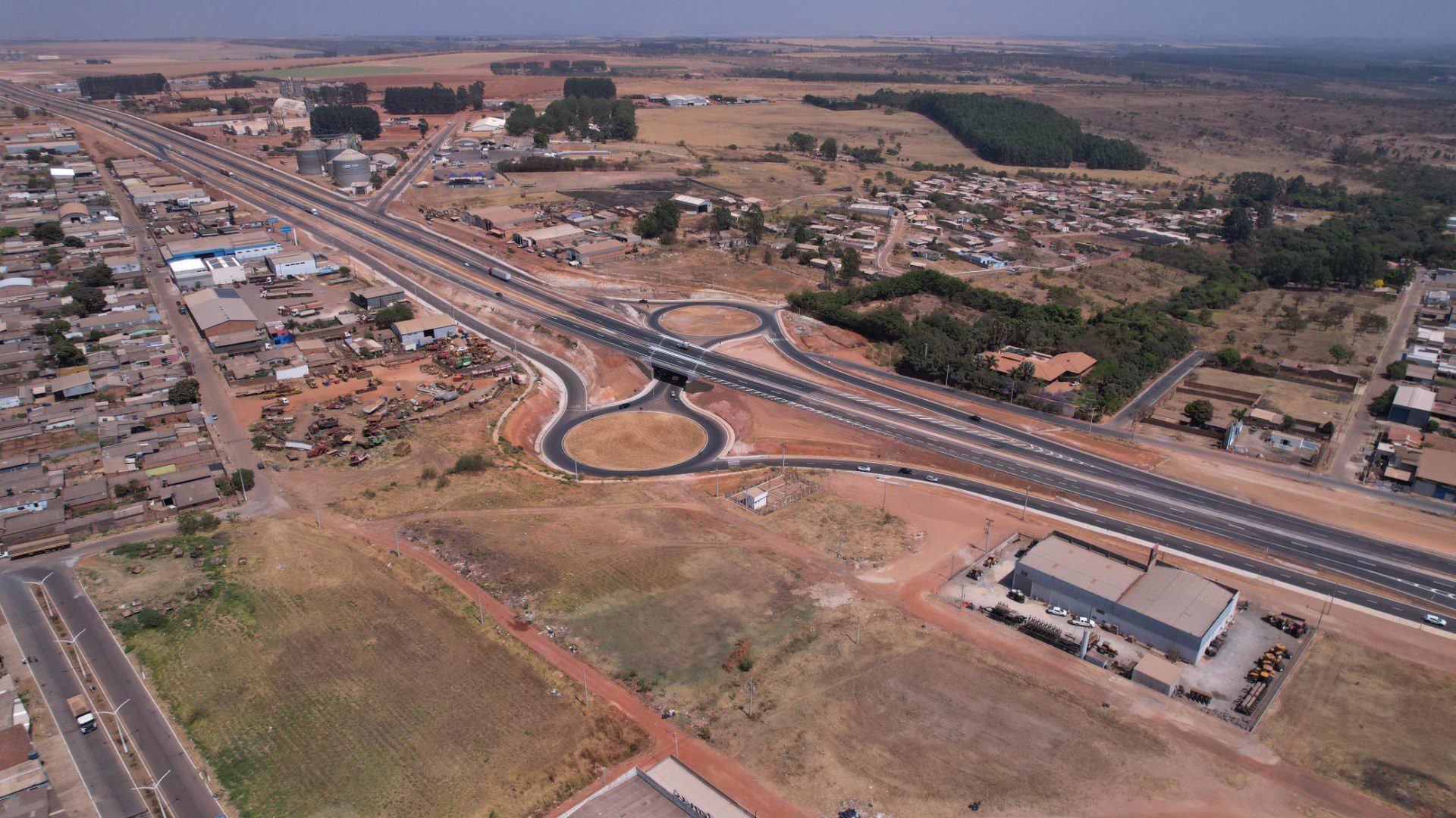 Inauguração do conjunto de obras da Travessia Urbana de Cristalina de Goiás - Foto: Jeff D’Avila