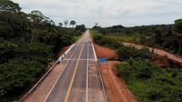 Restauração da ponte sobre o Igarapé Arruda, na BR-174/RR, é finalizada