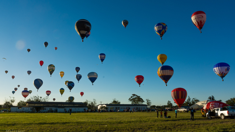 Balonismo no município de Torres, RS