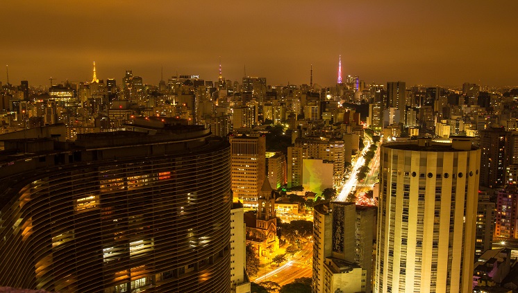 Vista da cidade de São Paulo. Foto: Embratur
