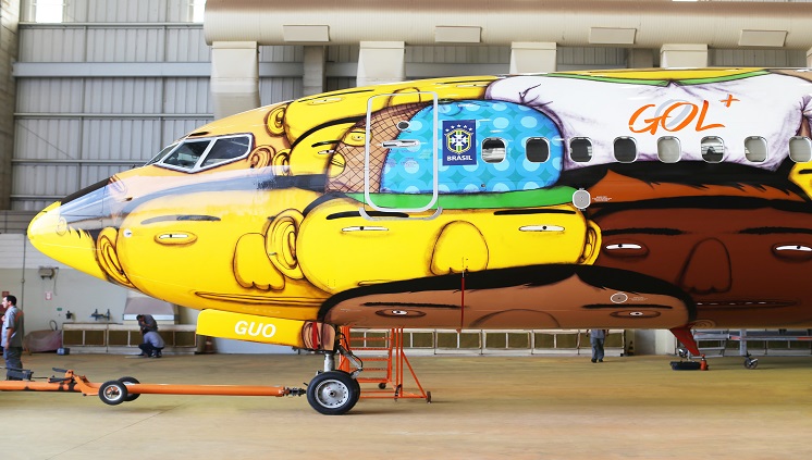 Um dos aviões mais icônicos da GOL voltará com a pintura