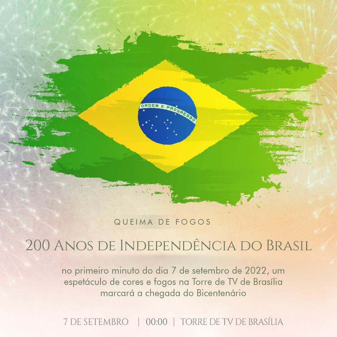 Em 2021, celebramos o início do ano do Bicentenário da Independência